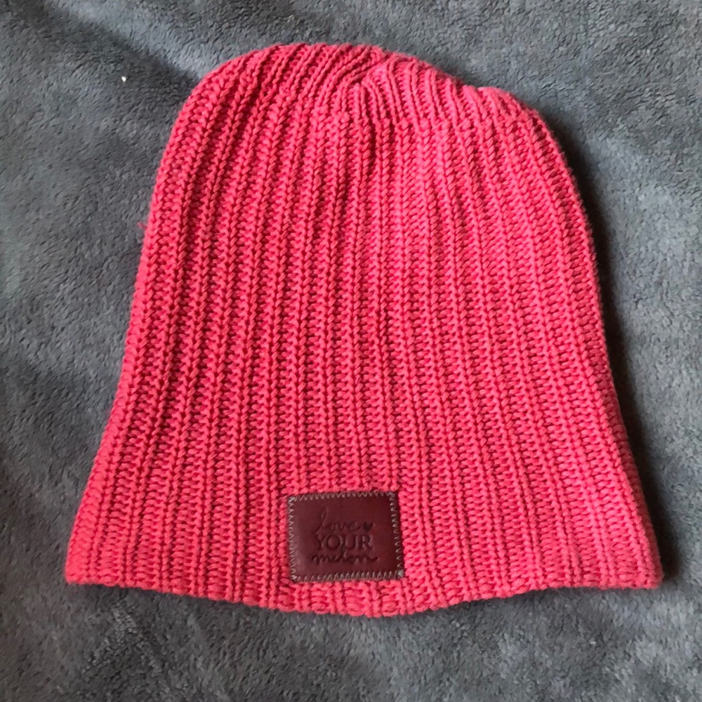 Love Your Melon Salmon Colored Beanie